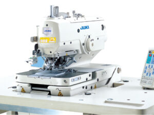 MEB-3200 - Computer-Controlled Eyelet Button Holing Sewing System (Trimmer for Needle and Looper Thread with gimp)