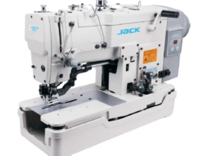 JK-T781E - Integrated Electronic Lockstitch Button Holing Machine with Auto Thread Trimming and Auto presser Foot Lifter